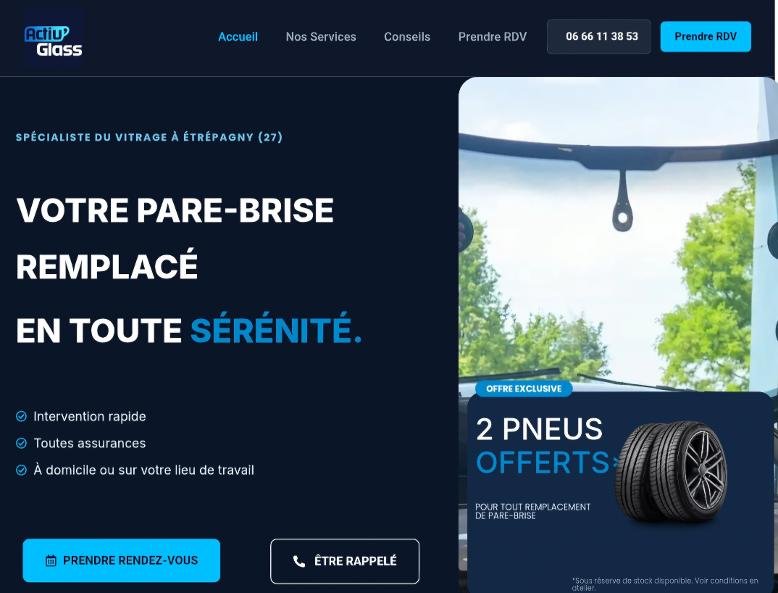 Activ'Glass — Vitrage automobile & pare-brise